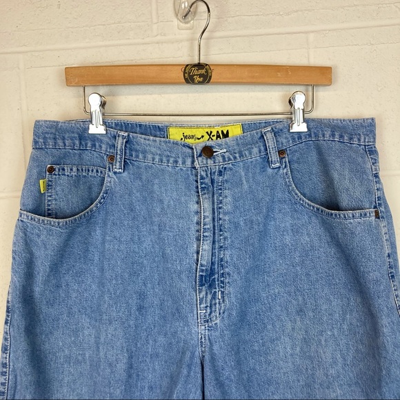 ❗️X-AM JEANS Old School Denim Shorts - Picture 2 of 9